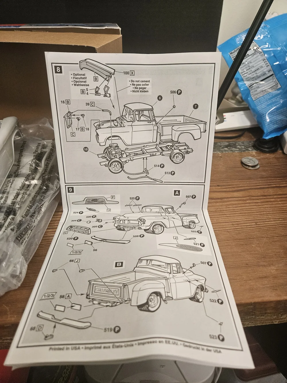 57 Chevy Stepside Truck Model - New